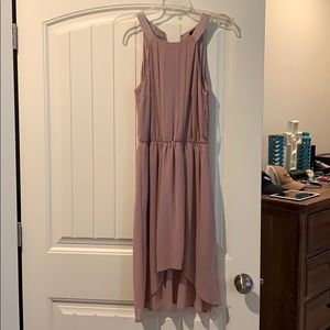 Lilac high low dress